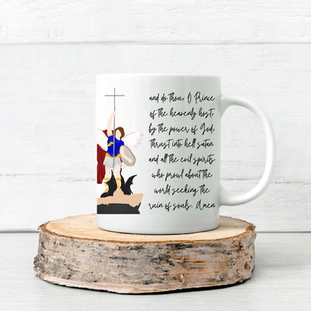St. Michael the Archangel Prayer Mug