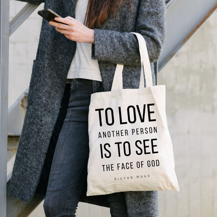 To Love Another Person Tote Bag