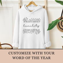 Load image into Gallery viewer, Personalized Word of the Year Hoodie
