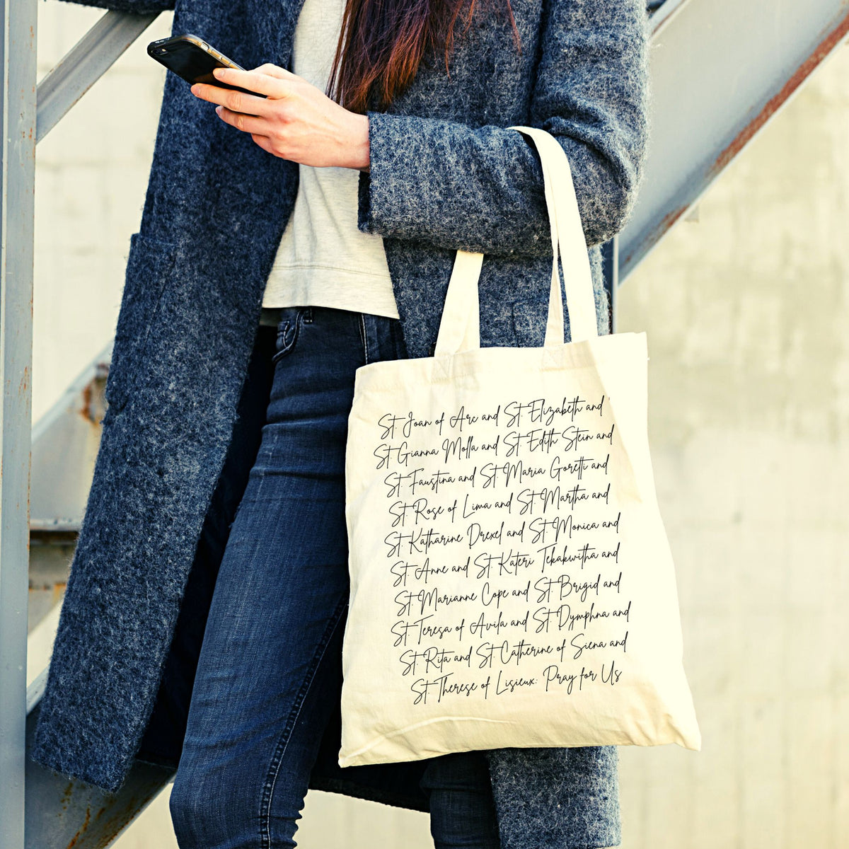 Catholic Women Saints Tote Bag