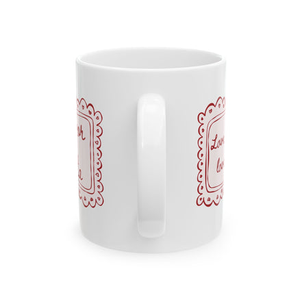 Love is Patient, Love is Kind - Personalized Couples Mug