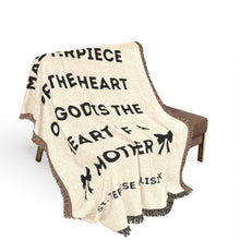 Load image into Gallery viewer, The Loveliest Masterpiece - St. Therese of Lisieux - Woven Blanket | Tapestry
