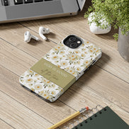 God is Good All the Time: Floral Daisy TOUGH Cell Phone Case