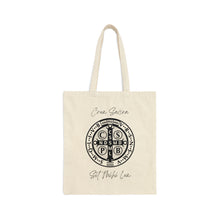 Load image into Gallery viewer, St. Benedict Medal Tote Bag
