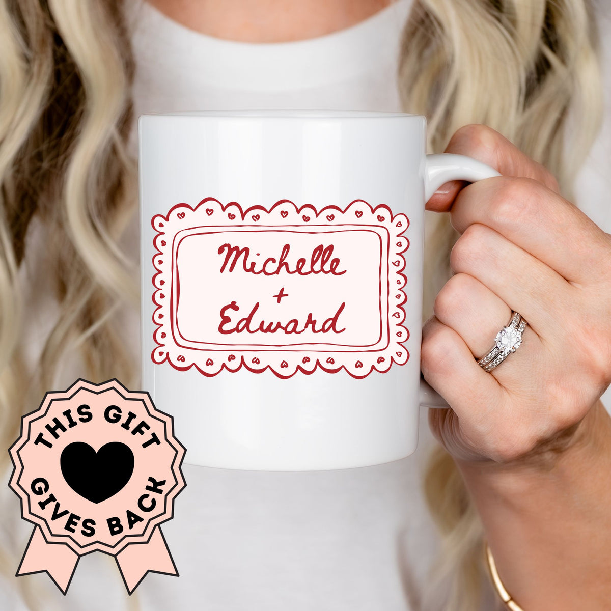 Love is Patient, Love is Kind - Personalized Couples Mug
