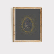 Confetti Egg - Modern Minimalist Easter Decor: Printable Wall Art