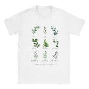 Fruit of the Spirit - Galatians 5:22-23 - Botanical T-Shirt