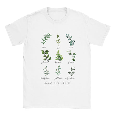 Fruit of the Spirit - Galatians 5:22-23 - Botanical T-Shirt