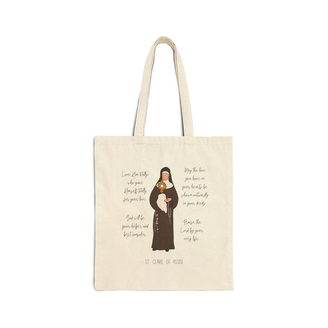 St. Clare of Assisi - Tote Bag