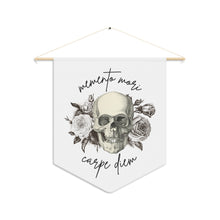 Load image into Gallery viewer, Memento Mori | Carpe Diem Indoor Pennant Wall Hanging
