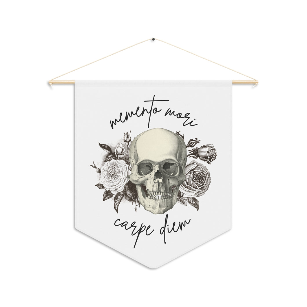 Memento Mori | Carpe Diem Indoor Pennant Wall Hanging