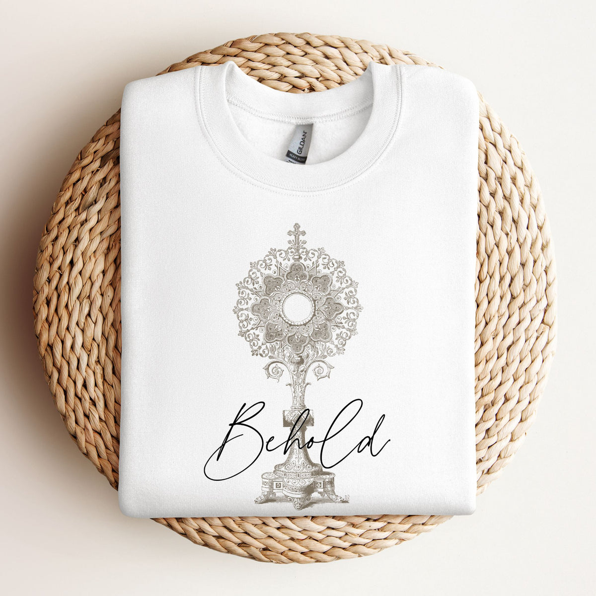 Behold Eucharist Sweatshirt