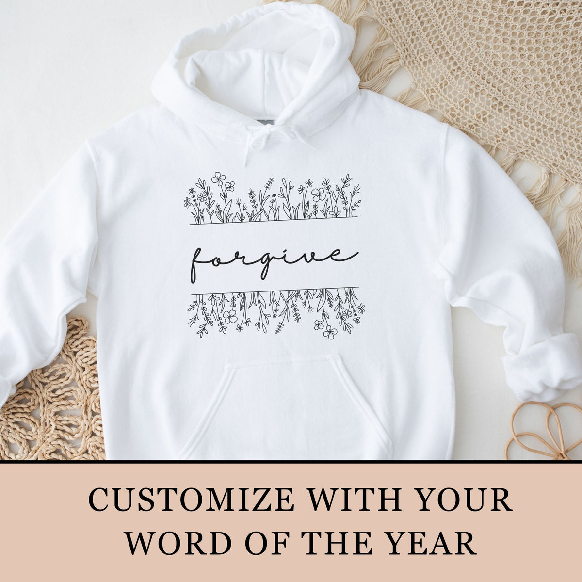 Personalized Word of the Year Hoodie