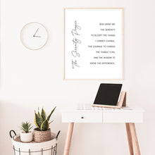 Load image into Gallery viewer, Serenity Prayer | Printable Wall Art
