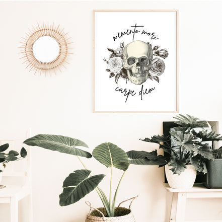 Memento Mori | Carpe Diem | Printable Wall Art