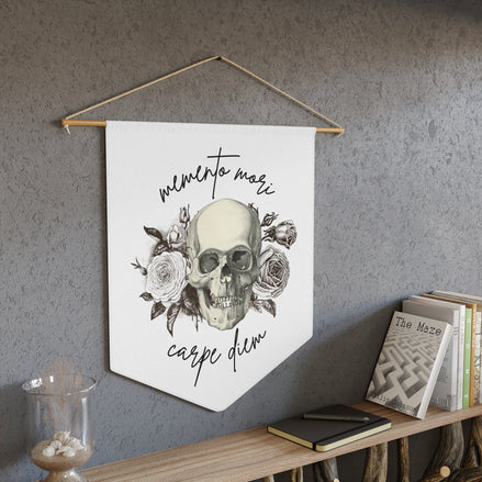 Memento Mori | Carpe Diem Indoor Pennant Wall Hanging