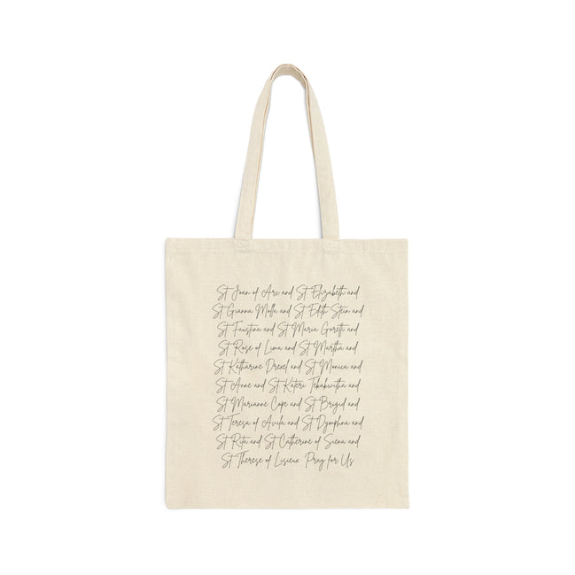 Catholic Women Saints Tote Bag