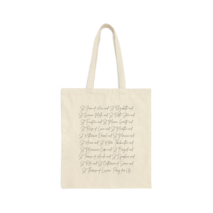 Catholic Women Saints Tote Bag