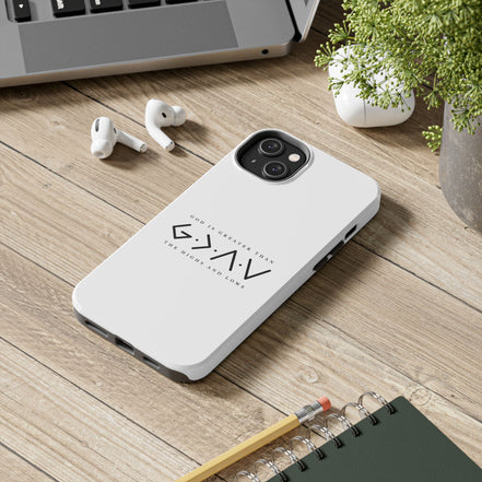 God is Greater than the Highs and Lows: TOUGH Phone Case