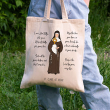 Load image into Gallery viewer, St. Clare of Assisi - Tote Bag
