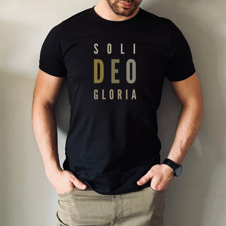 Soli Deo Gloria Christian Crewneck T-Shirt