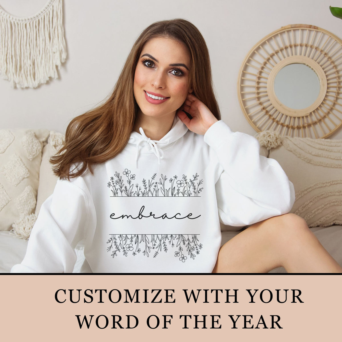Personalized Word of the Year Hoodie