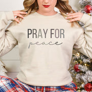 Pray for Peace Crewneck Sweatshirt