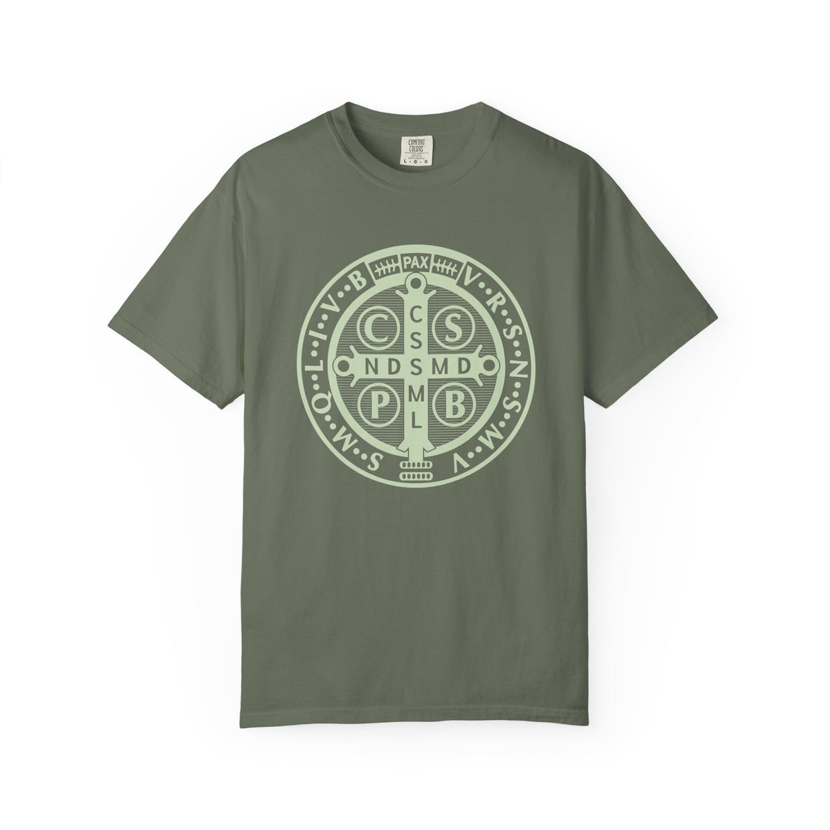 St Benedict Medal Shirt:  Comfort Colors® Shirt