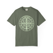 Load image into Gallery viewer, St Benedict Medal Shirt:  Comfort Colors® Shirt
