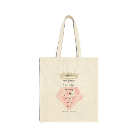 She is More Precious Than Rubies - Tote Bag