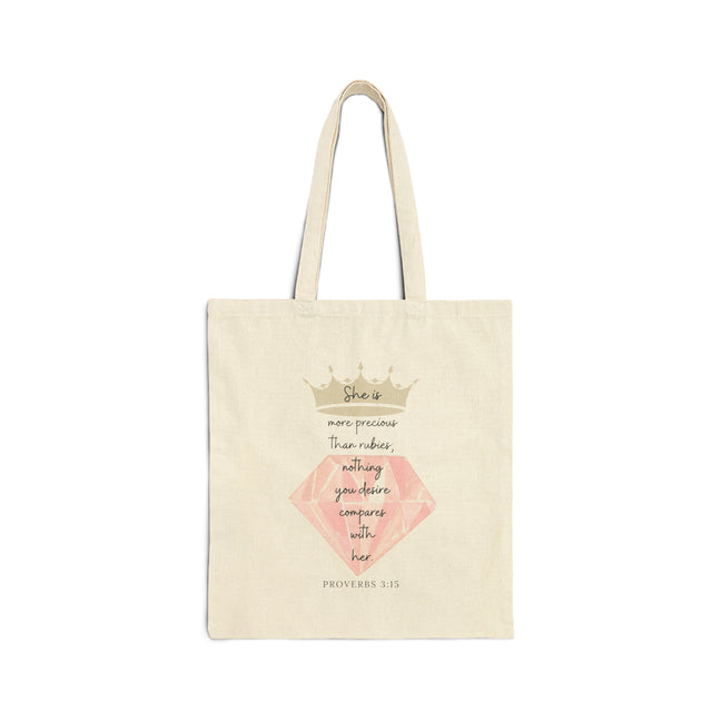 She is More Precious Than Rubies - Tote Bag