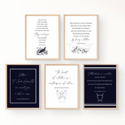 Set of Fatherhood Quotes - Printable Wall Art