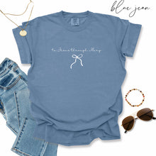 Load image into Gallery viewer, To Jesus Through Mary - Comfort Colors® T-Shirt
