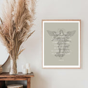 Angel of God:  Guardian Angel Prayer - Printable Wall Art