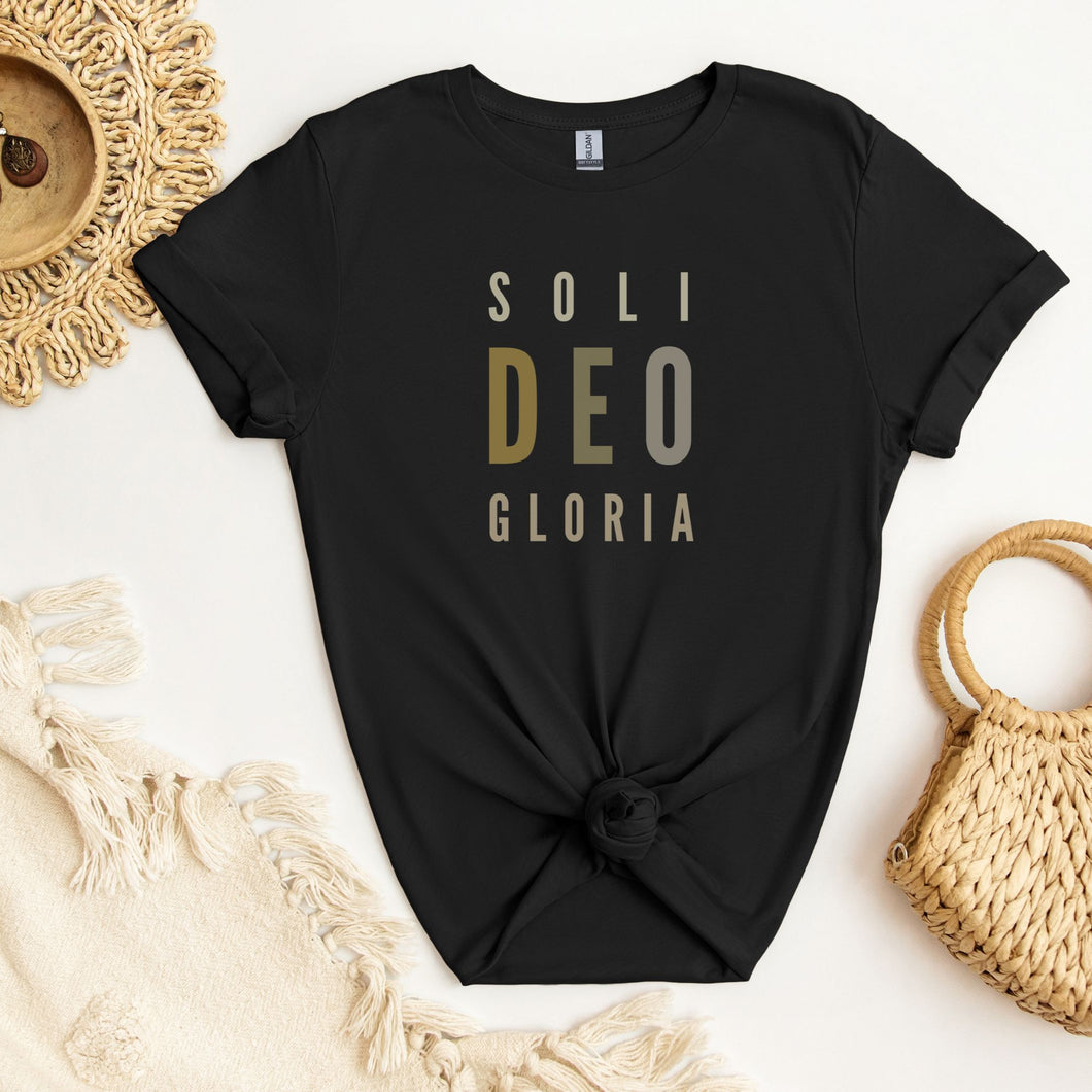 Soli Deo Gloria Christian Crewneck T-Shirt
