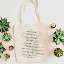 Load image into Gallery viewer, St. Patrick Breastplate Prayer Tote Bag
