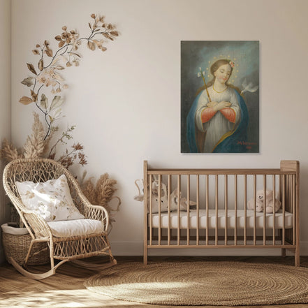 Mother Mary, Bless This Child:  Canvas Wall Art