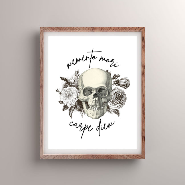Memento Mori | Carpe Diem | Printable Wall Art