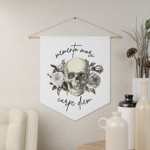 Load image into Gallery viewer, Memento Mori | Carpe Diem Indoor Pennant Wall Hanging
