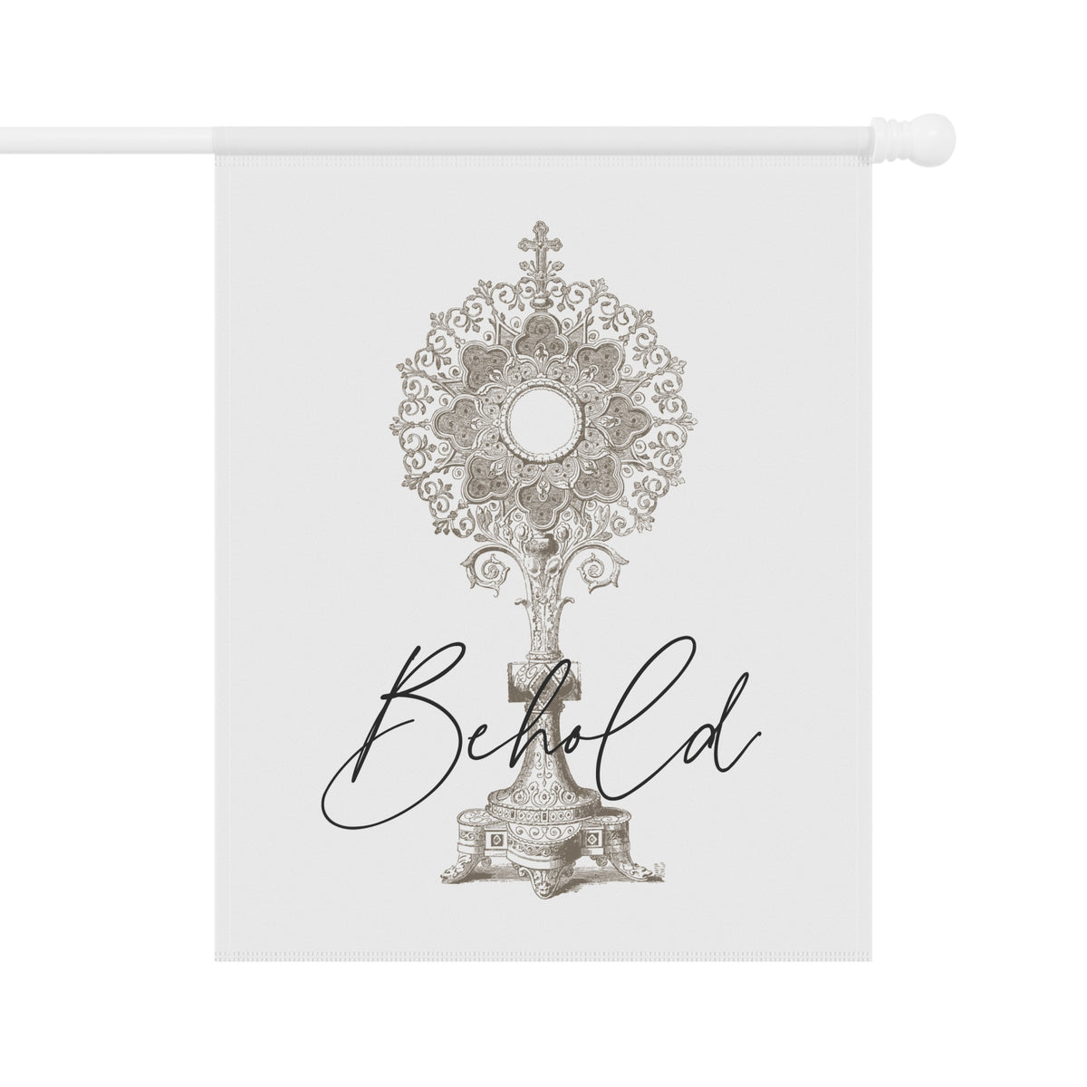 Behold: Traditional Catholic Garden Flag