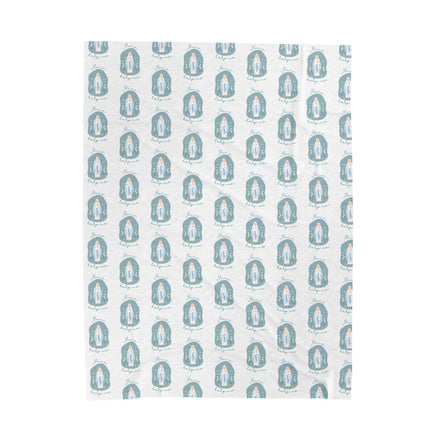 Mama Help Me - Virgin Mary White Blanket