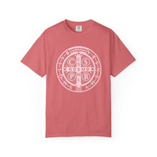 Load image into Gallery viewer, St Benedict Medal Shirt:  Comfort Colors® Shirt
