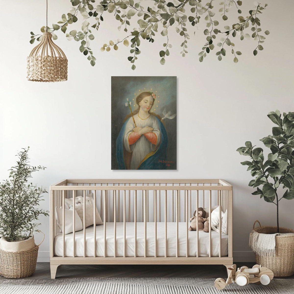 Mother Mary, Bless This Child:  Canvas Wall Art