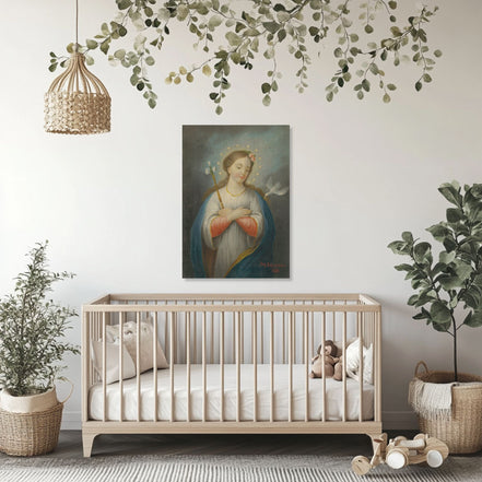 Mother Mary, Bless This Child:  Canvas Wall Art