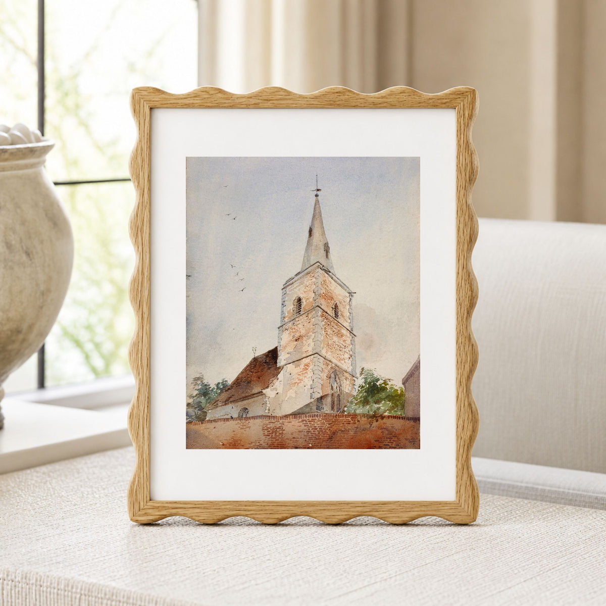 St. Peter's Church, Cambridge:  Vintage Printable Wall Art