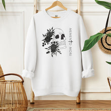 Load image into Gallery viewer, Memento Mori Sweatshirt | Black Flowers
