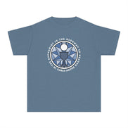 St Carlo Acutis: Eucharist is the Highway to Heaven - YOUTH Comfort Colors® Shirt
