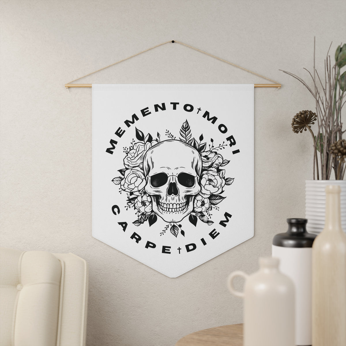Memento Mori |Carpe Diem Pennant
