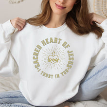 Load image into Gallery viewer, Sacred Heart of Jesus, I Trust in You - Unisex Sweatshirt
