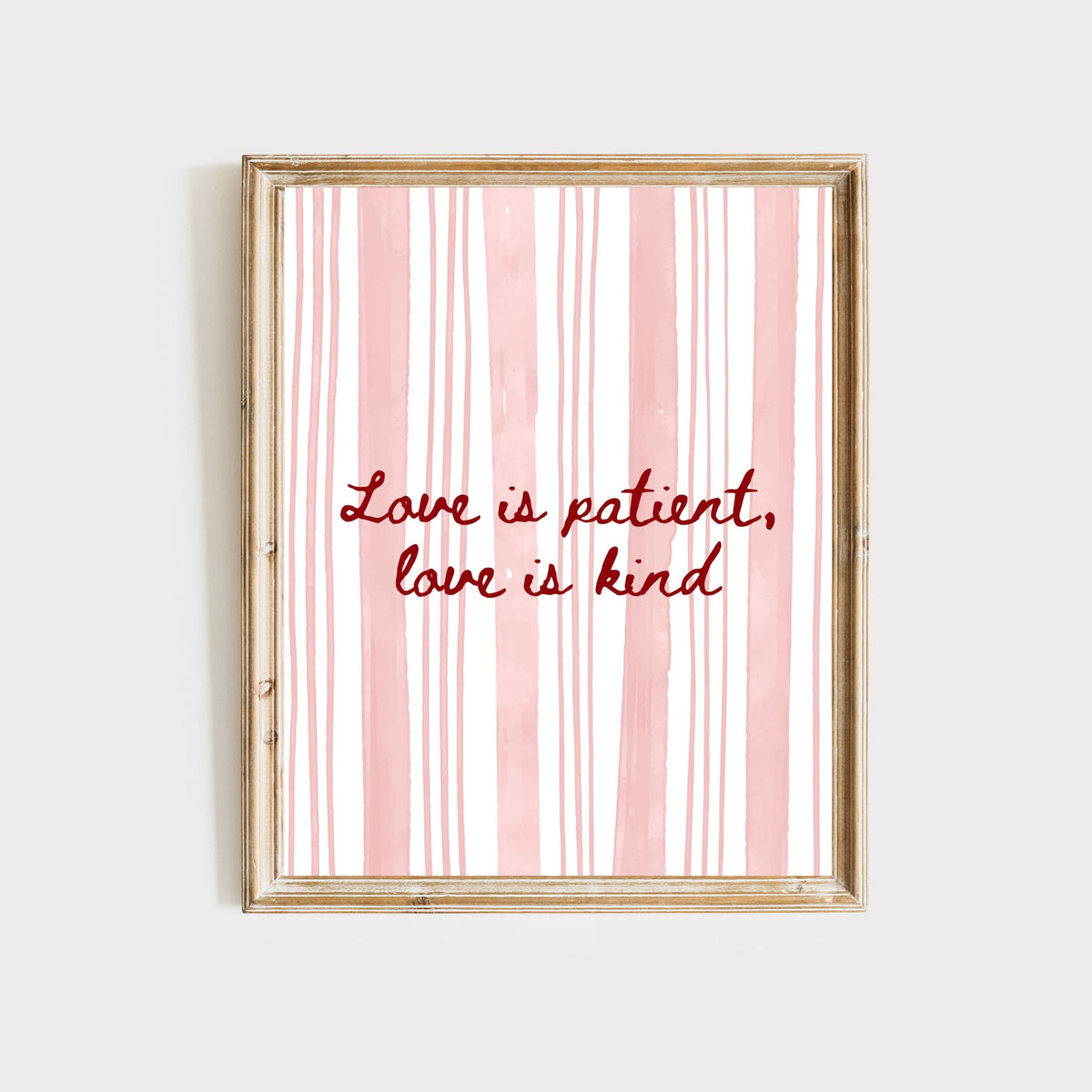 Love Is Patient, Love Is Kind - Printable Wall Art